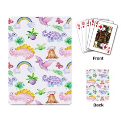 Dinosaurs Are Our Friends  Playing Cards Single Design (rectangle) by ConteMonfreyShop