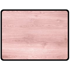 Pink Wood Double Sided Fleece Blanket (large)