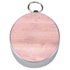 Pink Wood Silver Compass by ConteMonfreyShop