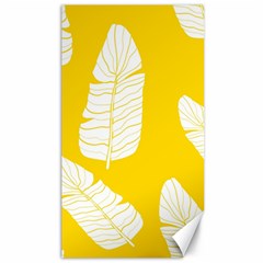 Yellow Banana Leaves Canvas 40  X 72  by ConteMonfreyShop