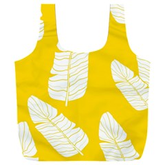 Yellow Banana Leaves Full Print Recycle Bag (xxl)
