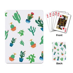 Among Succulents And Cactus  Playing Cards Single Design (rectangle)