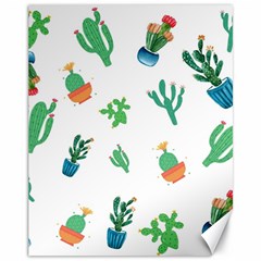 Among Succulents And Cactus  Canvas 11  X 14  by ConteMonfreyShop
