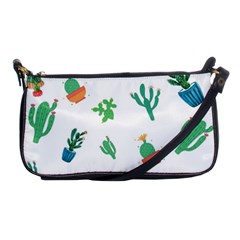 Among Succulents And Cactus  Shoulder Clutch Bag by ConteMonfreyShop