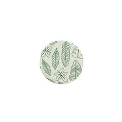 Banana Leaves Draw   1  Mini Button