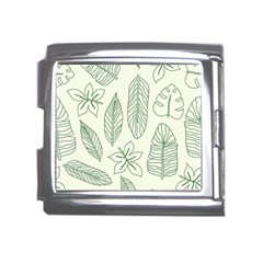 Banana Leaves Draw   Mega Link Italian Charm (18mm)