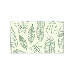 Banana Leaves Draw   Sticker Rectangular (10 Pack)