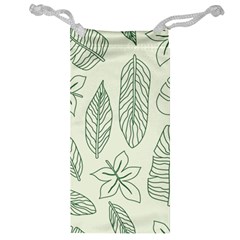 Banana Leaves Draw   Jewelry Bag by ConteMonfreyShop