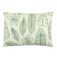 Banana Leaves Draw   Pillow Case