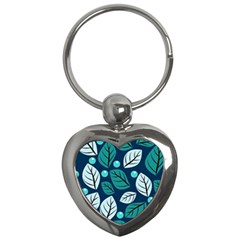 Vibrant Fall Autumn  Key Chain (heart)