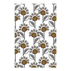 Daisy Minimalist Leaves Shower Curtain 48  X 72  (small) by ConteMonfreyShop