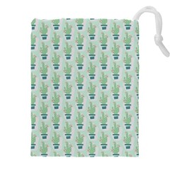Cuteness Overload Of Cactus!   Drawstring Pouch (4xl) by ConteMonfreyShop