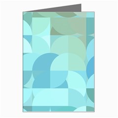 Geometric Ocean   Greeting Card