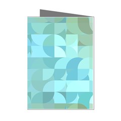 Geometric Ocean   Mini Greeting Cards (pkg Of 8)