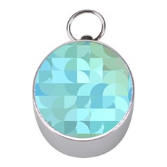 Geometric Ocean   Silver Compass (mini) by ConteMonfreyShop