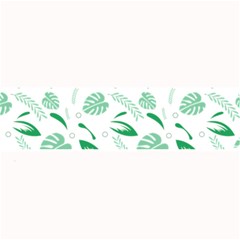 Green Nature Leaves Draw    Large Bar Mat by ConteMonfreyShop