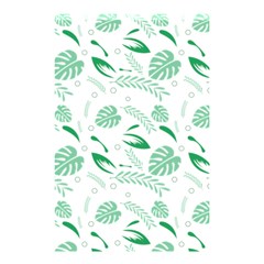 Green Nature Leaves Draw    Shower Curtain 48  X 72  (small) by ConteMonfreyShop