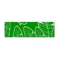 Green Banana Leaves Sticker (bumper) by ConteMonfreyShop