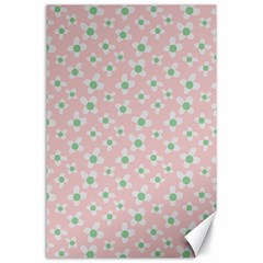 Pink Spring Blossom Canvas 24  X 36  by ConteMonfreyShop