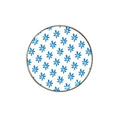 Little Blue Daisies  Hat Clip Ball Marker by ConteMonfreyShop