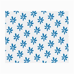 Little Blue Daisies  Small Glasses Cloth (2 Sides) by ConteMonfreyShop