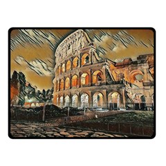 Colosseo Italy Double Sided Fleece Blanket (small)  by ConteMonfrey