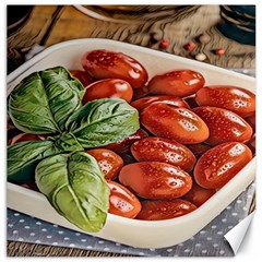 Fresh Tomatoes - Italian Cuisine Canvas 12  X 12  by ConteMonfrey