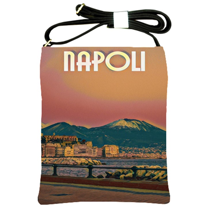 Red Summer Napoli - Vesuvio Shoulder Sling Bag