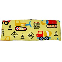 Seamless Pattern Vector Industrial Vehicle Cartoon Body Pillow Case (dakimakura) by Jancukart