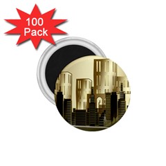 Architecture City House 1 75  Magnets (100 Pack) 