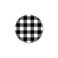 Black And White Plaided  Golf Ball Marker (10 Pack) by ConteMonfrey