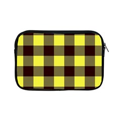 Black And Yellow Big Plaids Apple Ipad Mini Zipper Cases by ConteMonfrey