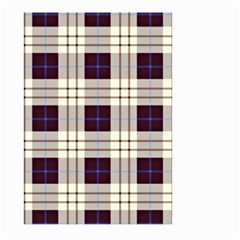 Gray, Purple And Blue Plaids Large Garden Flag (two Sides) by ConteMonfrey