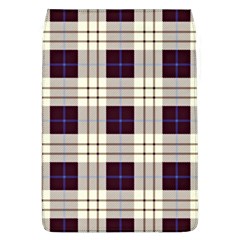 Gray, Purple And Blue Plaids Removable Flap Cover (l)