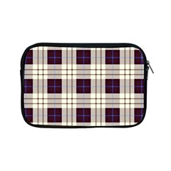 Gray, Purple And Blue Plaids Apple Ipad Mini Zipper Cases by ConteMonfrey