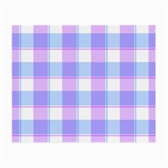 Cotton Candy Plaids - Blue, Pink, White Small Glasses Cloth (2 Sides)