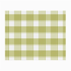 Green Tea Plaids - Green White Small Glasses Cloth (2 Sides) by ConteMonfrey