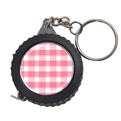 Pink And White Plaids Measuring Tape by ConteMonfrey