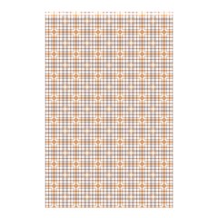 Portuguese Vibes - Brown and white geometric plaids Shower Curtain 48  x 72  (Small) 