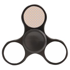 Portuguese Vibes - Brown and white geometric plaids Finger Spinner