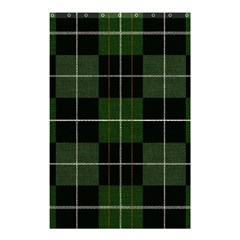 Modern Green Plaid Shower Curtain 48  X 72  (small)  by ConteMonfrey