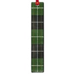 Modern Green Plaid Large Book Marks Front