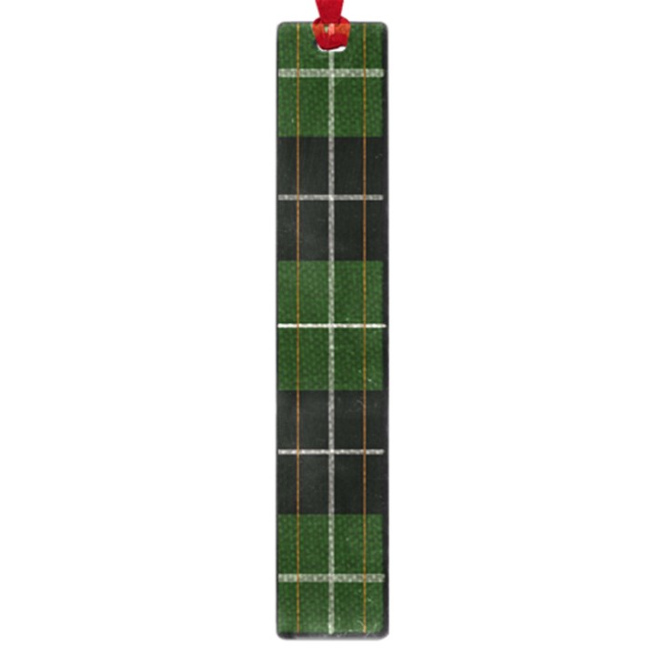 Modern Green Plaid Large Book Marks