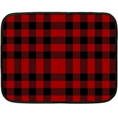 Red And Black Plaids Double Sided Fleece Blanket (mini)  by ConteMonfrey