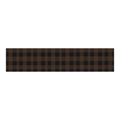 Brown and black small plaids Velvet Scrunchie