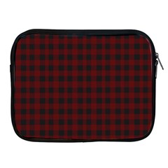 Black Red Small Plaids Apple Ipad 2/3/4 Zipper Cases by ConteMonfrey