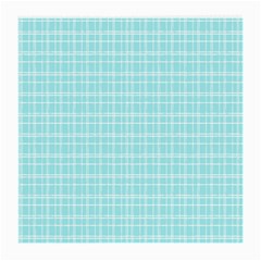 Turquoise Small Plaids Lines Medium Glasses Cloth by ConteMonfrey