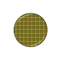 Yellow Small Plaids Hat Clip Ball Marker (10 Pack) by ConteMonfrey