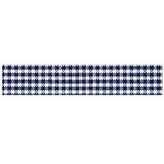 Small Blue And White Plaids Large Flano Scarf  by ConteMonfrey