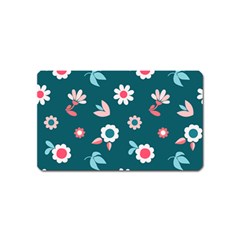 Cute Flowers Flower Seamless Model Spring Magnet (name Card) by Wegoenart